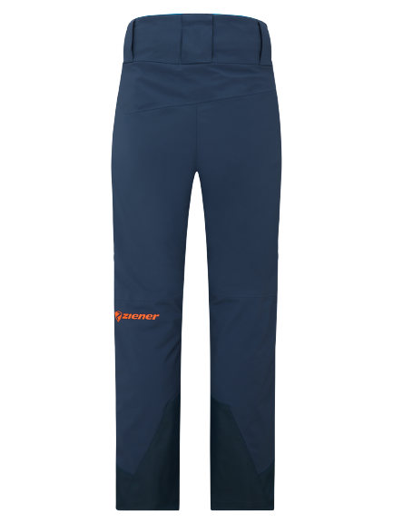 Ski pants Ziener Tewes Full-Zip Teamwear Lady Blue Foggy Print Dark Navy - 2025/26