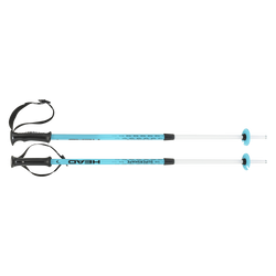 Kije skitourowe HEAD Supershape Team Adjustable White/Black/Speed Blue - 2025/26