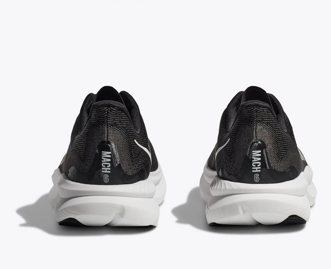Men shoes Hoka Mach 6 Black/White