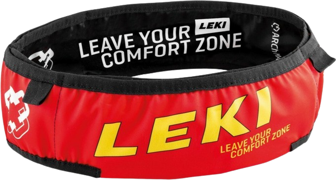 Pas biodrowy LEKI Trail Running Pole Belt Red - 2021
