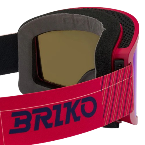 Brille Briko Frostbite USA Matt Red/Tanganora Blue - 2025/26