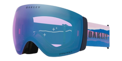 Goggles Oakley Flight Deck Pro L Mikaela Shiffrin Sig/Prizm Snow Iced Iridium + Additional lens Prizm Snow Sapphire Iridium - 2025/26