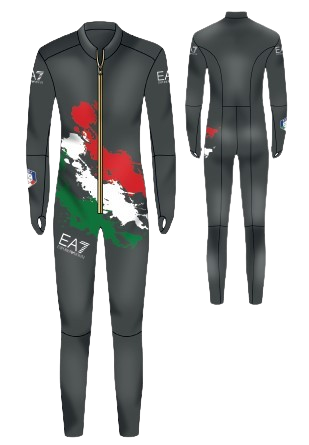 Emporio Armani Fisi Ski Suit Dark Grey - 2024/25