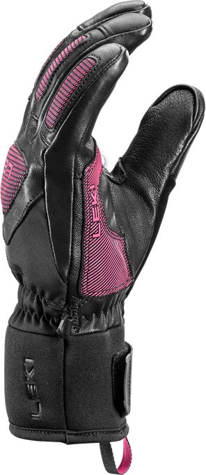 Rękawice LEKI Griffin Pro 3D Woman Black/Rose- 2024/25