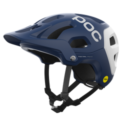 Bicycle helmet POC Tectal Race MIPS Lead Blue/Hydrogen White Matt