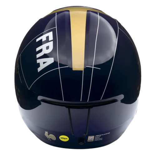 Kask Briko Volcano 2.0 Graphik France Mips Shiny Blue/White - 2025/26