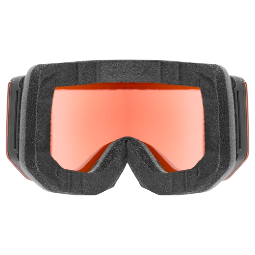 Gogle Uvex Lace ATTRACT FM Black Matt/Mirror Red + dodatkowa szyba - 2025/26