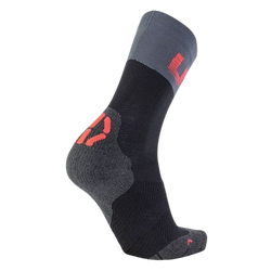 Skarpety rowerowe UYN Man Cycling Light Socks Black/Grey/Hibiscus