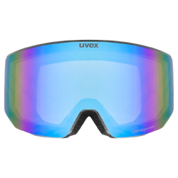 Brille Uvex lace ATTRACT FM Black Matt/Mirror Blue + spare lens - 2025/26