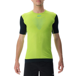Koszulka biegowa UYN Man Running PB42 OW Shirt SH_SL Sulphur Spring/Black