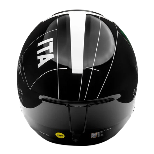 Kask Briko Volcano 2.0 Graphik Italia Mips Shiny Black/White - 2025/26