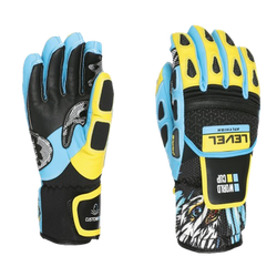 Gloves Level Worldcup JR CF Yellow/Blue - 2025/26