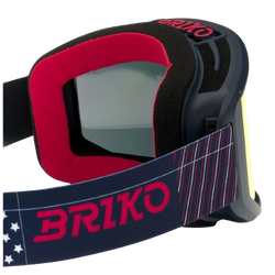 Gogle Briko Vulcano Mask USA Tangaroa Blue Red - 2024/25