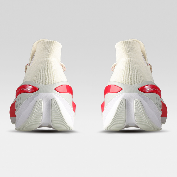 Shoes UYN Lockie Woman Shoes Red Sole Off White