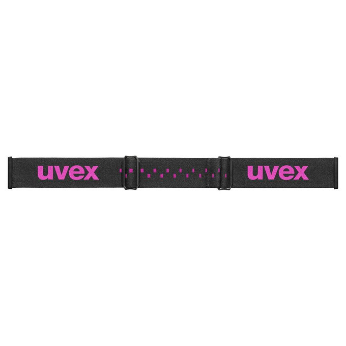 Gogle Uvex PWDR FM Black Matt/Mirror Pink - 2025/26