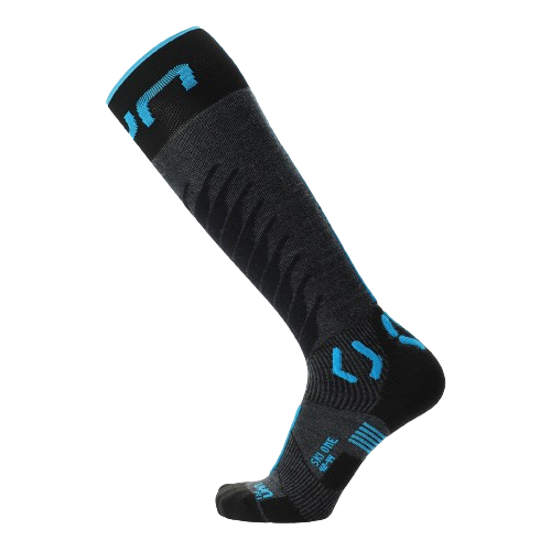 Skarpety narciarskie UYN Man Ski One Merino Socks Anthracite/Turquoise - 2025/26