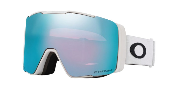 Gogle Oakley Line Miner Pro M Matte White/Prizm Snow Sapphire Iridium + Dodatkowa Szyba Prizm Snow Iced Iridium - 2025/26