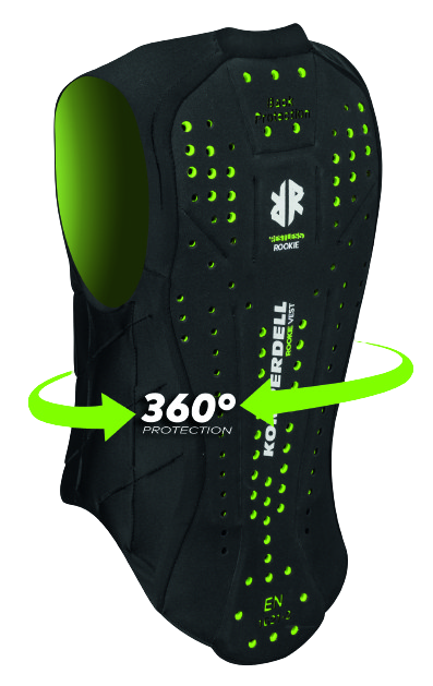 Ochraniacz Komperdell Ballistic Vest Junior Black/Green - 2024/25
