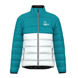 Kurtka puchowa HEAD Race Kinetic Jacket Men Blue/White - 2024/25