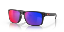 Sonnenbrille Oakley Holbrook Matte Black/Positive Red Iridium - 2023