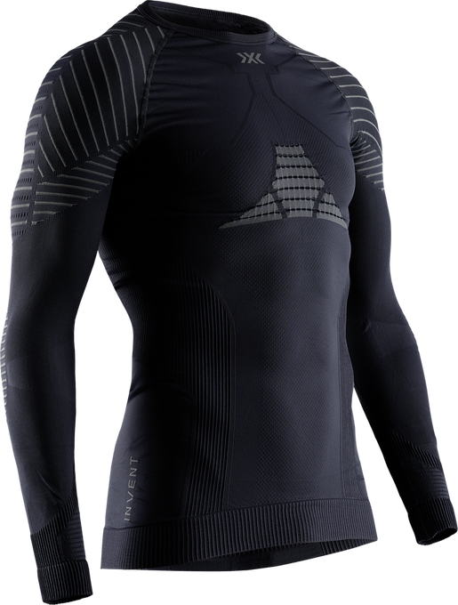 Koszulka termoaktywna X-bionic Invent 4.0 Shirt LG SL Men Black/Charcoal - 2025/26