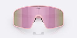 Okulary BLIZ P001 Frame Matte Powder Pink with Brown W Rose Multi Lenses