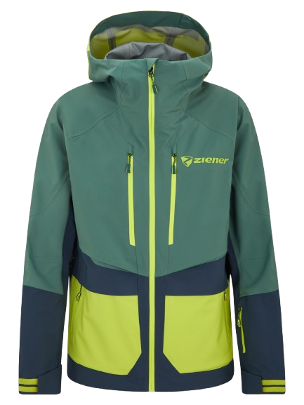 Ski jacket Ziener Trivor Man Padded Dark Navy Lime - 2025/26