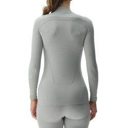 Koszulka termoaktywna UYN Woman Evolutyon UW Shirt LG_SL Turtle Neck Flamingo/White/White - 2023/24