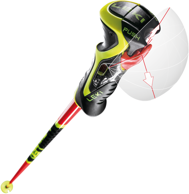 Kije LEKI WCR SL 3D Red - 2025/26