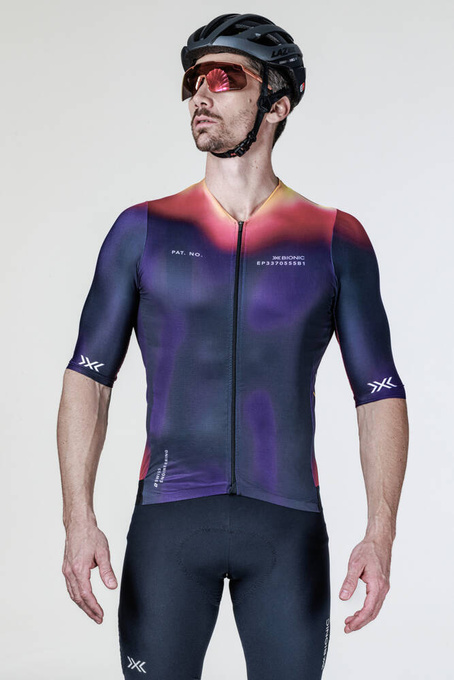 Koszulka rowerowa męska X-BIONIC Corefusion Aero Jersey SS HeatMap - 2024