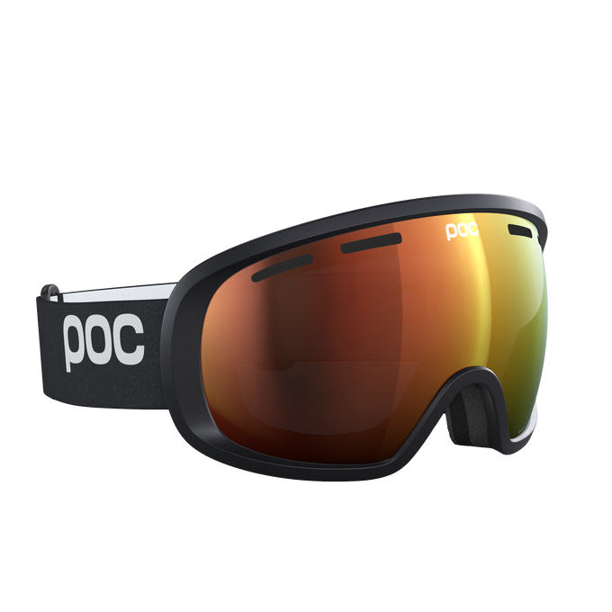 Goggles POC Fovea Uranium Black/Partly Sunny Orange - 2025/26