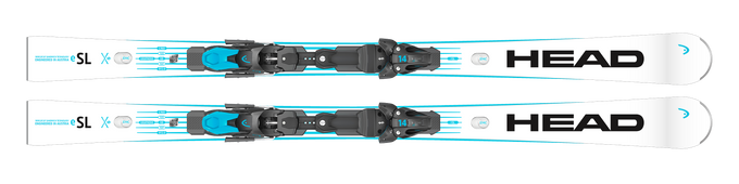 Skis HEAD Worldcup Rebles E-SL + Freeflex ST 14 - 2025/26