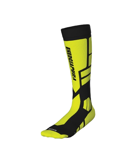 Skarpety narciarskie Energiapura PRO Socks Fluo Yellow/Black - 2025/26