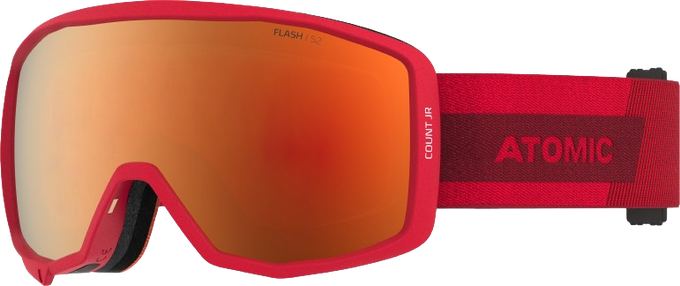 Gogle Atomic Count JR Spherical Red - 2024/25
