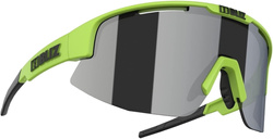 Okulary BLIZ Matrix Lime Green/Smoke with silver mirror