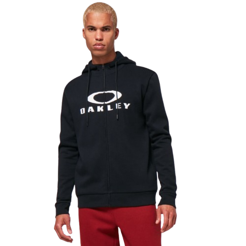 Bluza Oakley Bark FZ Hoodie 2.0 Black/White