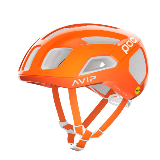 Bicycle helmet POC Ventral Air MIPS Fluorescent Orange AVIP