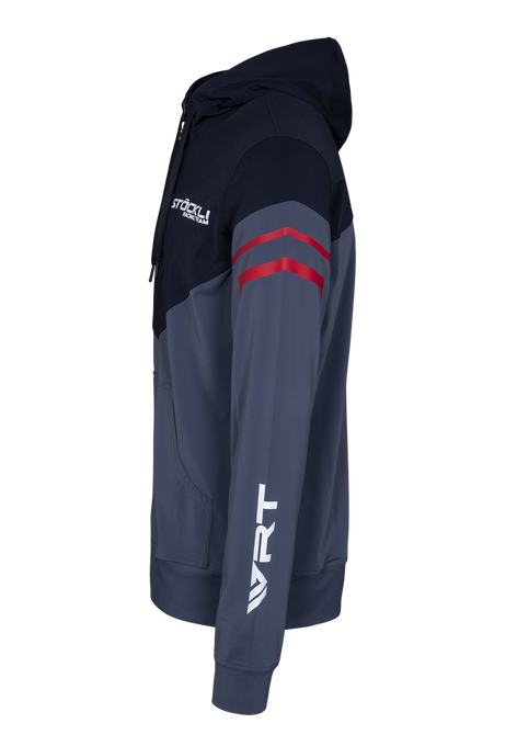 Bluza polarowa Stoeckli Hoody Fullzip WRT Black Anthracite - 2024/25