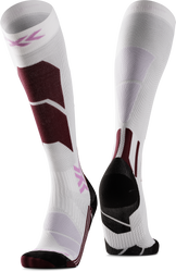 Ski socks X-Socks Ski Perform OTC WMN X WHITE/LAVENDER - 2025/26