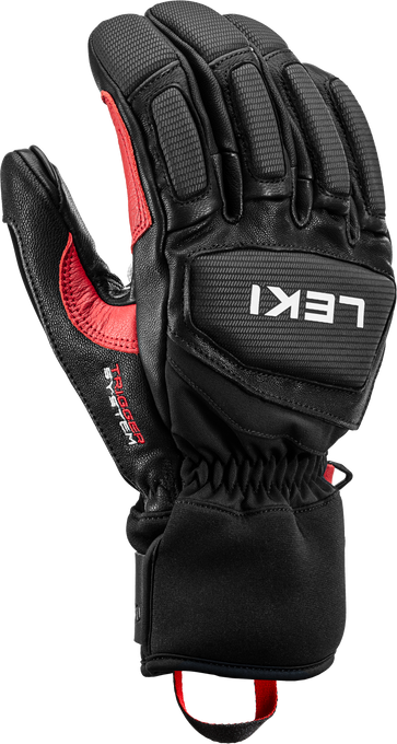 Gloves LEKI Griffin Pro 3D Black/Red - 2025/26