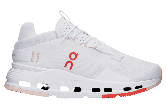 Damen Schuhe On Running Cloudnova 2 White/Flame