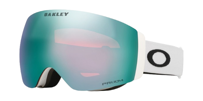 Gogle Oakley Flight Deck Pro M Matte White/Prizm Snow Sapphire Iridium + Dodatkowa Szyba Prizm Snow Iced Iridium - 2025/26