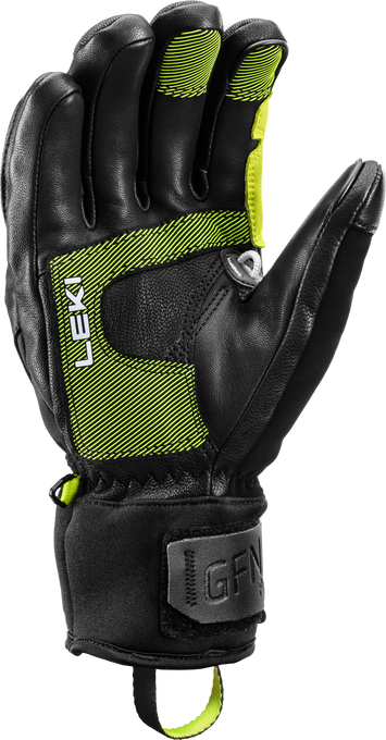 Gloves LEKI Griffin Pro 3D Black/Neon - 2025/26