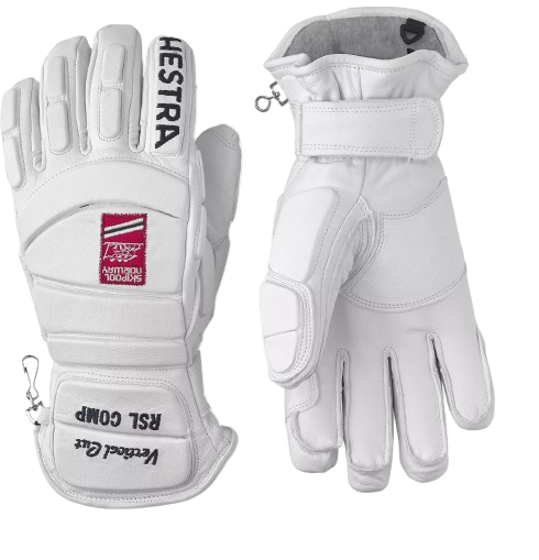 Rękawice Hestra RSL Comp Vertical Cut d3O Impact White/Medium Blue - 2025/26