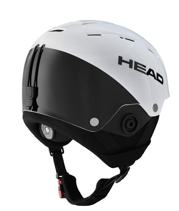 Kask HEAD Team SL White/Black + Garda slalomowa - 2025/26