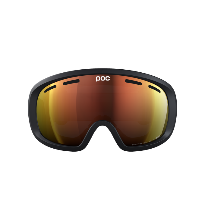 Skibrille POC Fovea Mid Uranium Black/Partly Sunny Orange - 2025/26