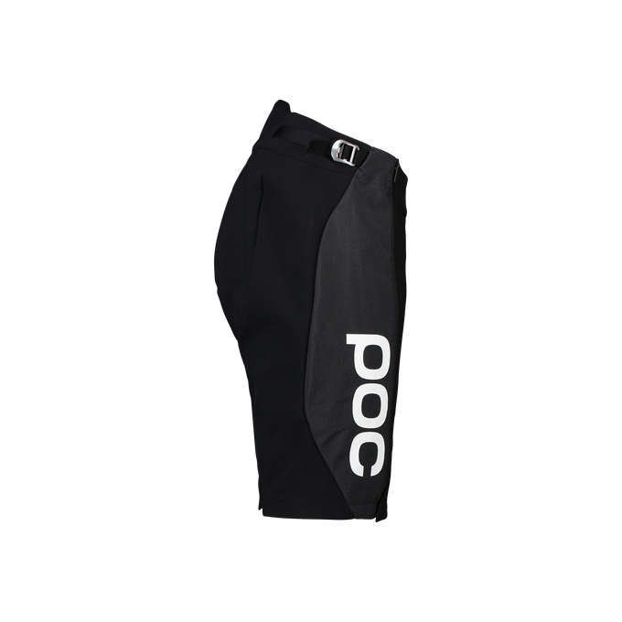 Spodenki na gumę POC Race Shorts Uranium Black - 2025/26