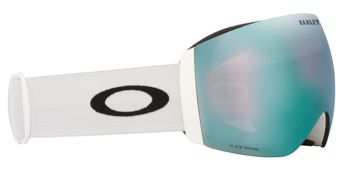Gogle Oakley Flight Deck Pro L Matte White/Prizm Snow Sapphire Iridium + Dodatkowa Szyba Prizm Snow Iced Iridium - 2025/26
