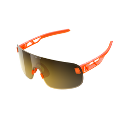 Okulary POC Elicit Fluo. Orange Translucent/Clarity Road/Partly Sunny Gold