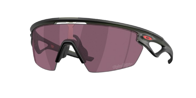 Sunglasses OAKLEY Sphaera Troy Lee Designs Mette Olive Ink Frame/Prizm Road Black Lenses
